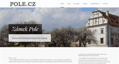 Desktop Screenshot of pole.cz